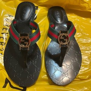 Gucci flip flops